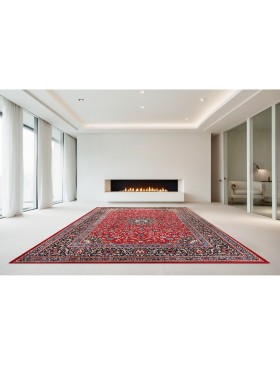 Rød Persien Kashmar Patina  350 x 250 cm