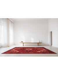 Red  Persia Heriz  370 x 307 cm