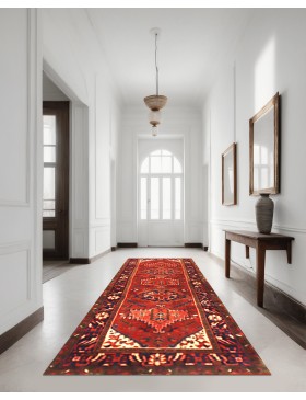 Rød Persia Heriz  270 x 115 cm