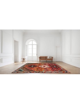 Shiraz 219 x 189 mehrfarbig