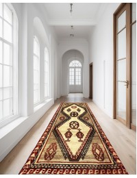 Beige  Persia Shiraz  210 x 112 cm
