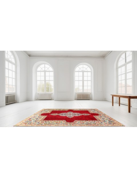 Red  Persia Kerman  326 x 248 cm