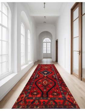 Rot Persien Hamadan  211 x 123 cm