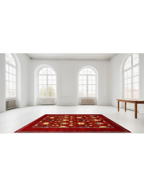 Röda Persien Persisk Gabbeh  241 x 171 cm