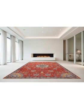 Röda Persien Sarough  336 x 230 cm