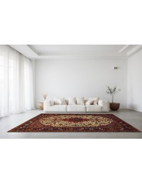 Red Persia Tabriz Patina 294 x 196 cm - view 2