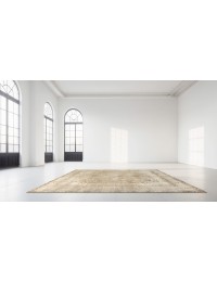 Beige Persien vintage matta  290 x 194 cm