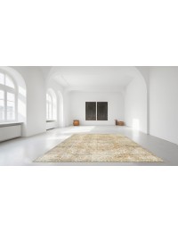 Beige Perzië Perzisch Vintage Tapijt 338 x 242 cm - view 1