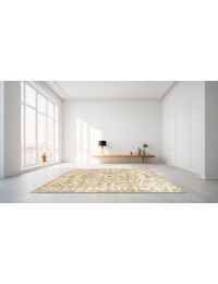 Beige Persien Persisk vintage matta  296 x 197 cm