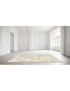 Beige Persien Persisk vintage matta  242 x 142 cm