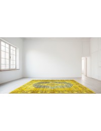 Jaune Persan Tapis Persan vintage 295 x 190 cm - view 1