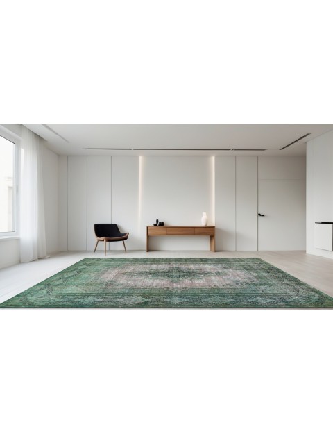 Vihreä Persia Persialaiset vintage matot  383 x 290 cm