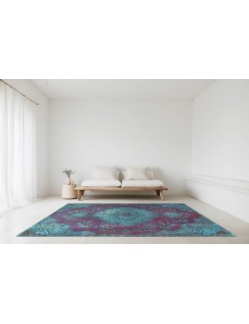 Lila Persien Persisk vintage matta  246 x 162 cm