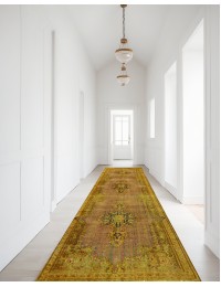 Gul Persien Persisk vintage matta 395 x 96 cm - view 1