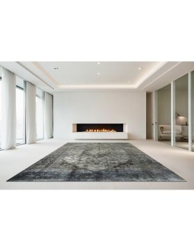 Alfombra persa vintage 345 x 243 gris