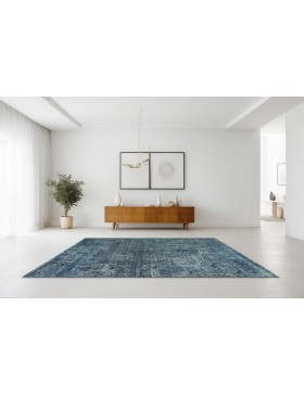 Sininen Persia Persialaiset vintage matot  204 x 147 cm