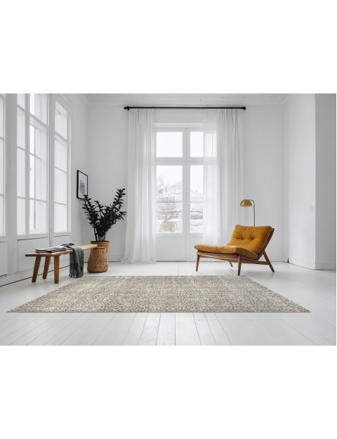 Grå Tyrkiet Vintagetæppe  262 x 156 cm