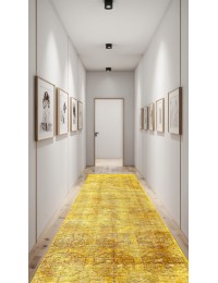 Amarillo Persa Alfombra persa vintage 264 x 77 cm - view 2