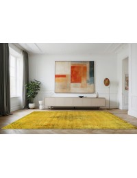 Yellow Persia Persian Vintage Carpet 300 x 200 cm - view 2