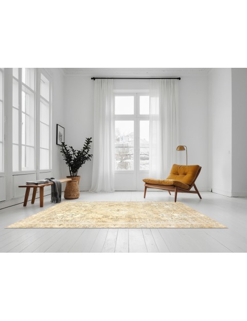 Beige Turc Tapis vintage  370 x 270 cm
