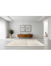 Grå Turkiet vintage matta  273 x 174 cm