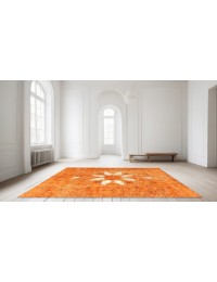 Orange Persien vintage matta  290 x 207 cm