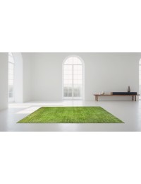 Grön Turkiet vintage matta  280 x 180 cm