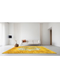 Yellow Persia Persian Vintage Carpet 365 x 277 cm - view 2