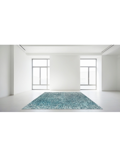 Blau Persien Persischer Vintage Teppich 197 x 195 cm - view 2