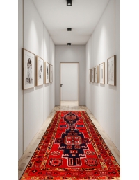 Punainen Persia Shiraz 351 x 140 cm - view 2