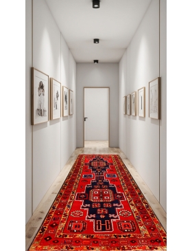 Punainen Persia Shiraz 351 x 140 cm - view 2