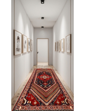 Rot Persien Shiraz 294 x 120 cm - view 2