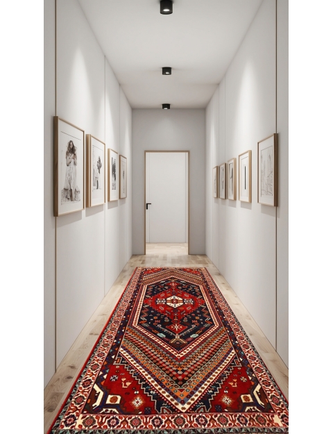 Rot Persien Shiraz 294 x 120 cm - view 2