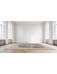 Blå Persien Kerman 300 x 224 cm - view 1