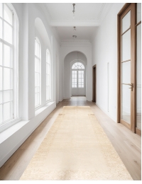 Beige Perzië Perzisch Vintage Tapijt 473 x 83 cm - view 1