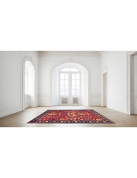 Rood Perzië Tabriz 138 x 93 cm - view 1