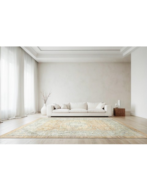 Beige Persien Persisk Tæppe  337 x 265 cm