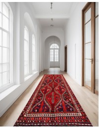 Röda Persien Shiraz  285 x 147 cm