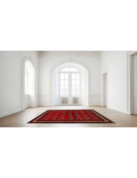 Red  Persia Shiraz  181 x 146 cm