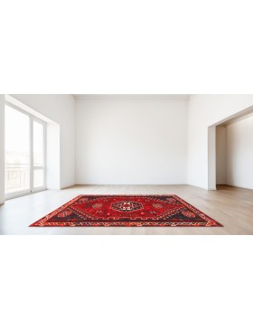 Röda Persien Shiraz  174 x 132 cm