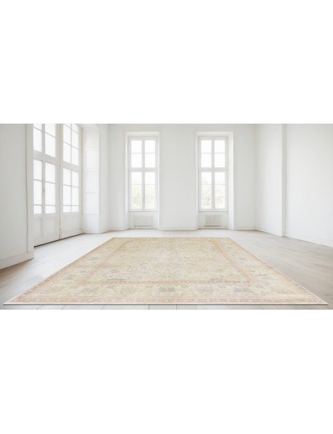 Beige Persien Perserteppich  412 x 327 cm