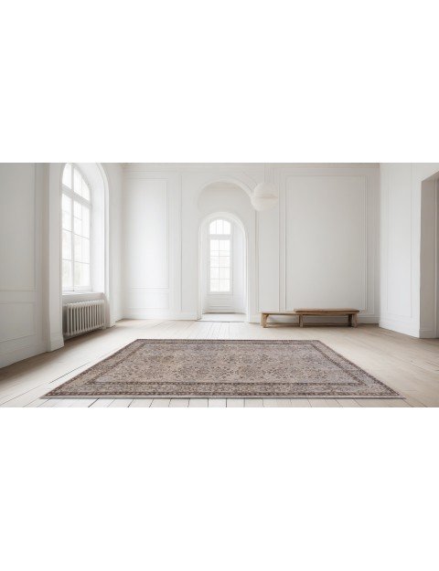 Grau Türkei Vintage Teppich  218 x 120 cm