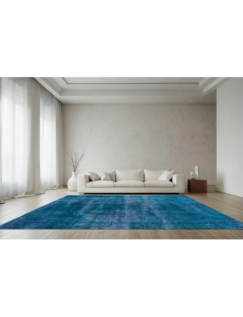 Blau Persien Vintage Teppich  340 x 236 cm