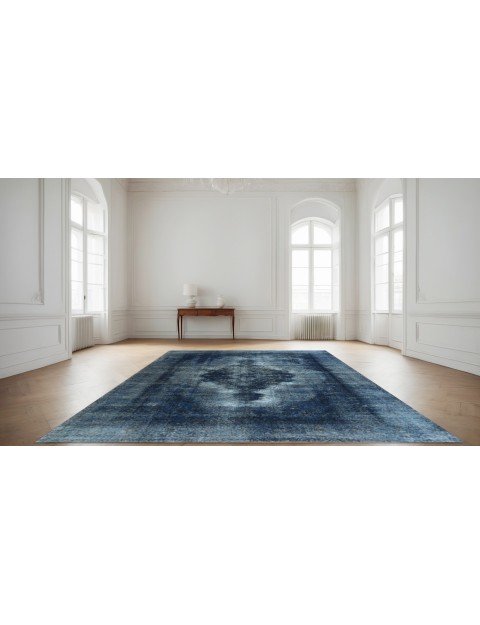 Blå Persien Vintage Matta  476 x 289 cm