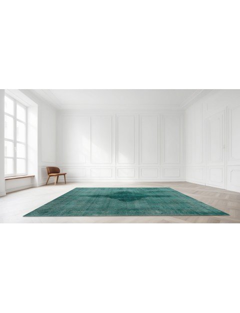 Vert Persan Tapis Vintage  364 x 293 cm