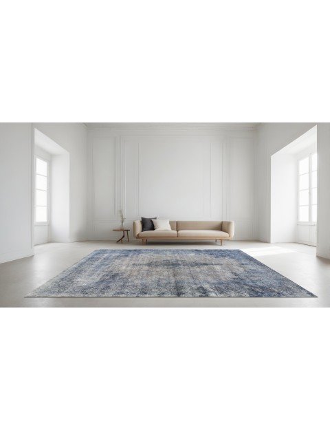 Blau Persien Vintage Perserteppich  350 x 250 cm