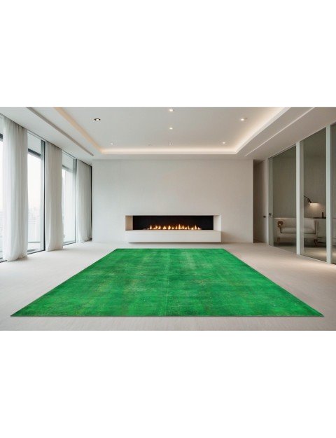 Vert Persan Tapis Vintage  347 x 260 cm