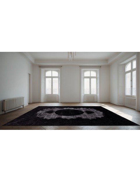 Schwarz Persien Persischer Vintage Teppich  504 x 303 cm