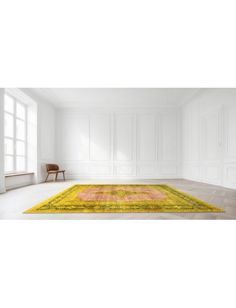 Jaune Persan Tapis Persan vintage  370 x 265 cm