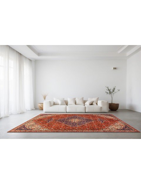 Oranje Perzië Hamadan Patina  250 x 147 cm